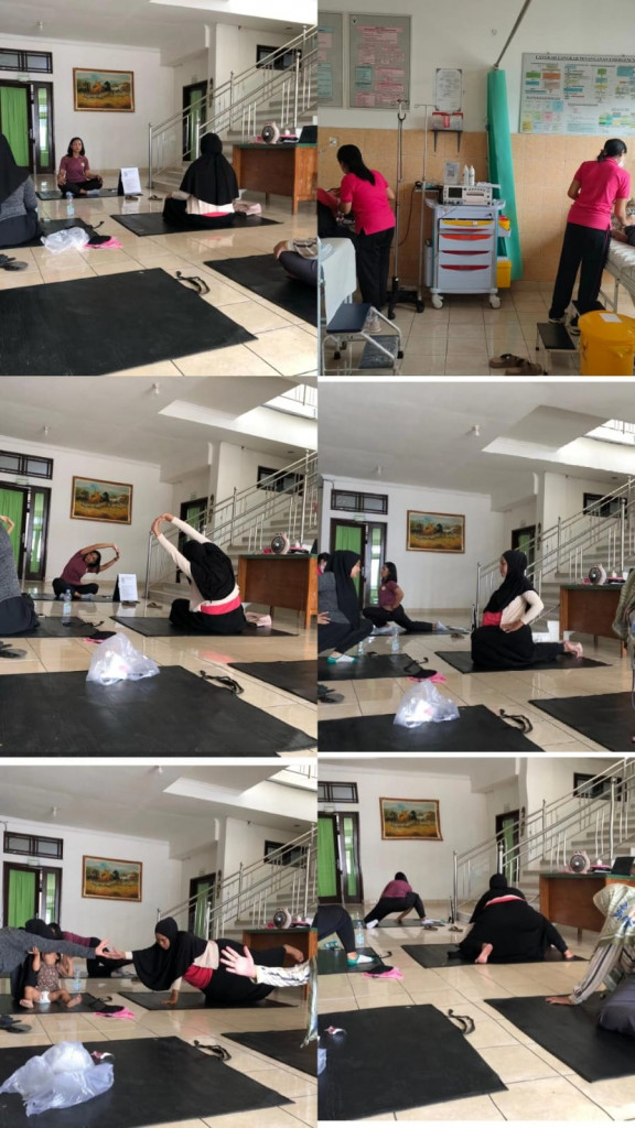 Kegiatan kelas ibu hamil di kelurahan Kuta , Sabtu 19 April 2025